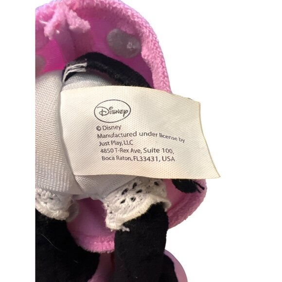 Minnie Mouse Disney Just Play Plush Sewn Eyes Stuffed Animals 10" Tall Pink - Picture 4 of 4
